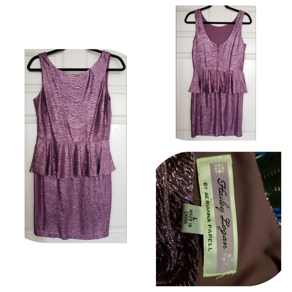 Sparkly pinkish purple dress